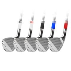 5 different colored custom iron ferrules