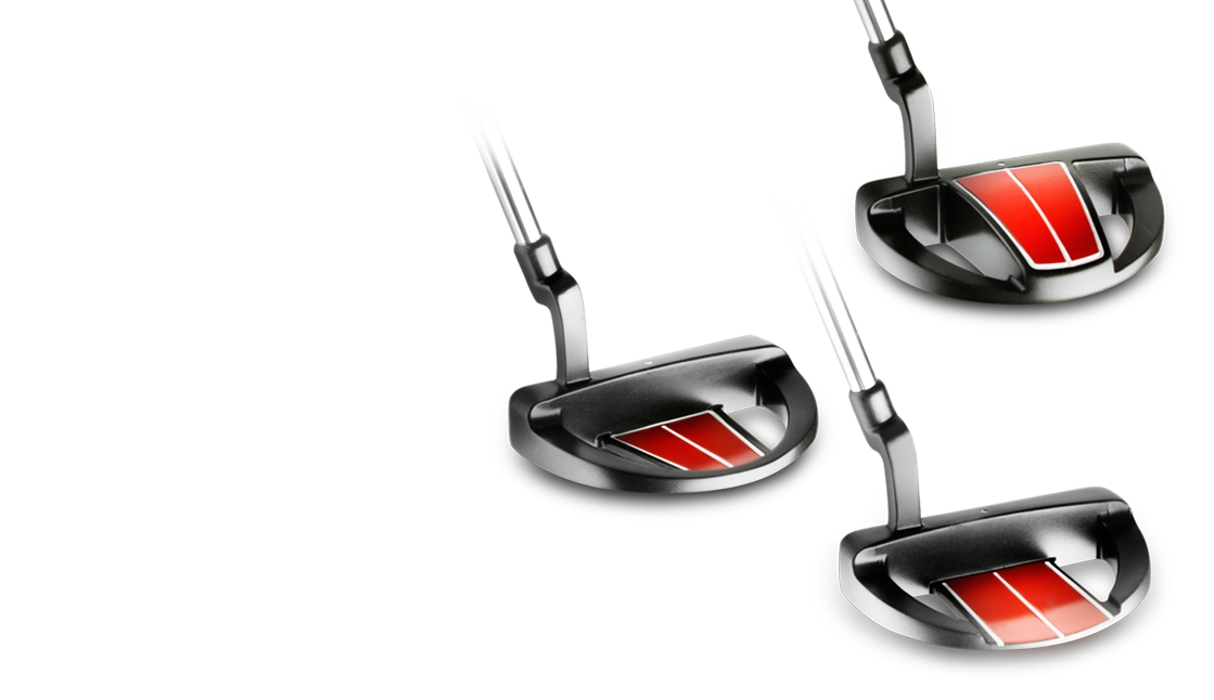 collage showing the Bionik 503, 504 and 505 putters