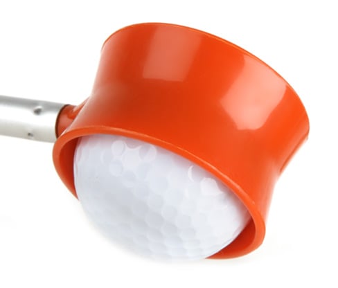 Orlimar Fluorescent Head Golf Ball Retriever pick up balls with ease