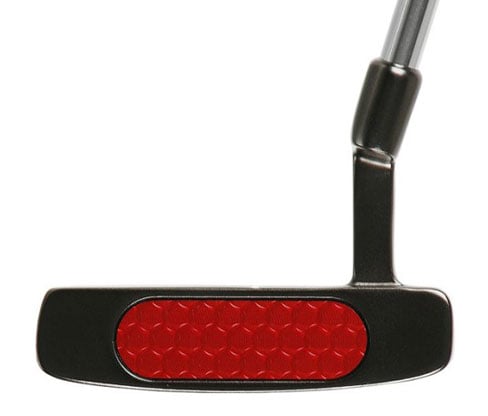 milled aluminum insert of the Bionik 105 Red Insert putter