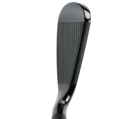 top line view of the iBella Obsession Black Onyx iron