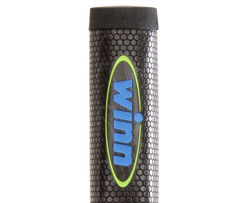 front view of a Winn Tour Pistol Putter Grip highlighting the well defined edges