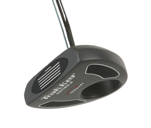 angled sole and face view of the Intech Trakker 2 putter