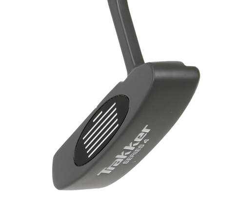 angled sole/face view of the Intech Trakker Series 4 Blade Putter
