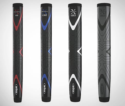 Winn Pro X putter grip available in 3 sizes