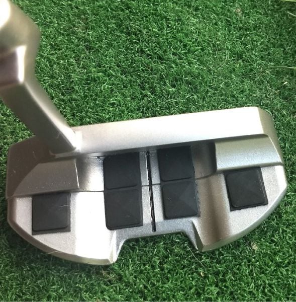 Putter with weight added