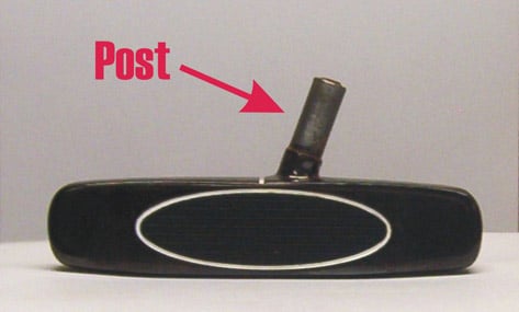 Putter with post