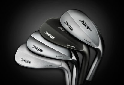Four Acer XB wedges in different finishes