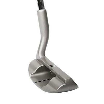 right handed chipper golf club with a cavity back